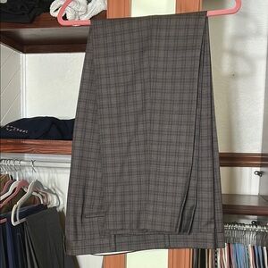 Ralph Lauren Gray Plaid Dress Pants